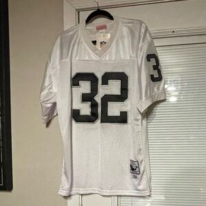 Mitchell & Ness White and Black Jersey size 52